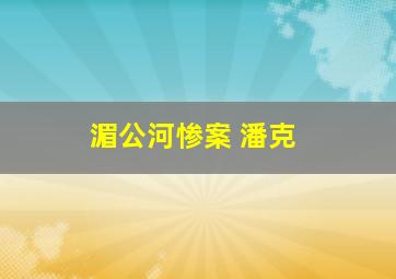 湄公河惨案 潘克